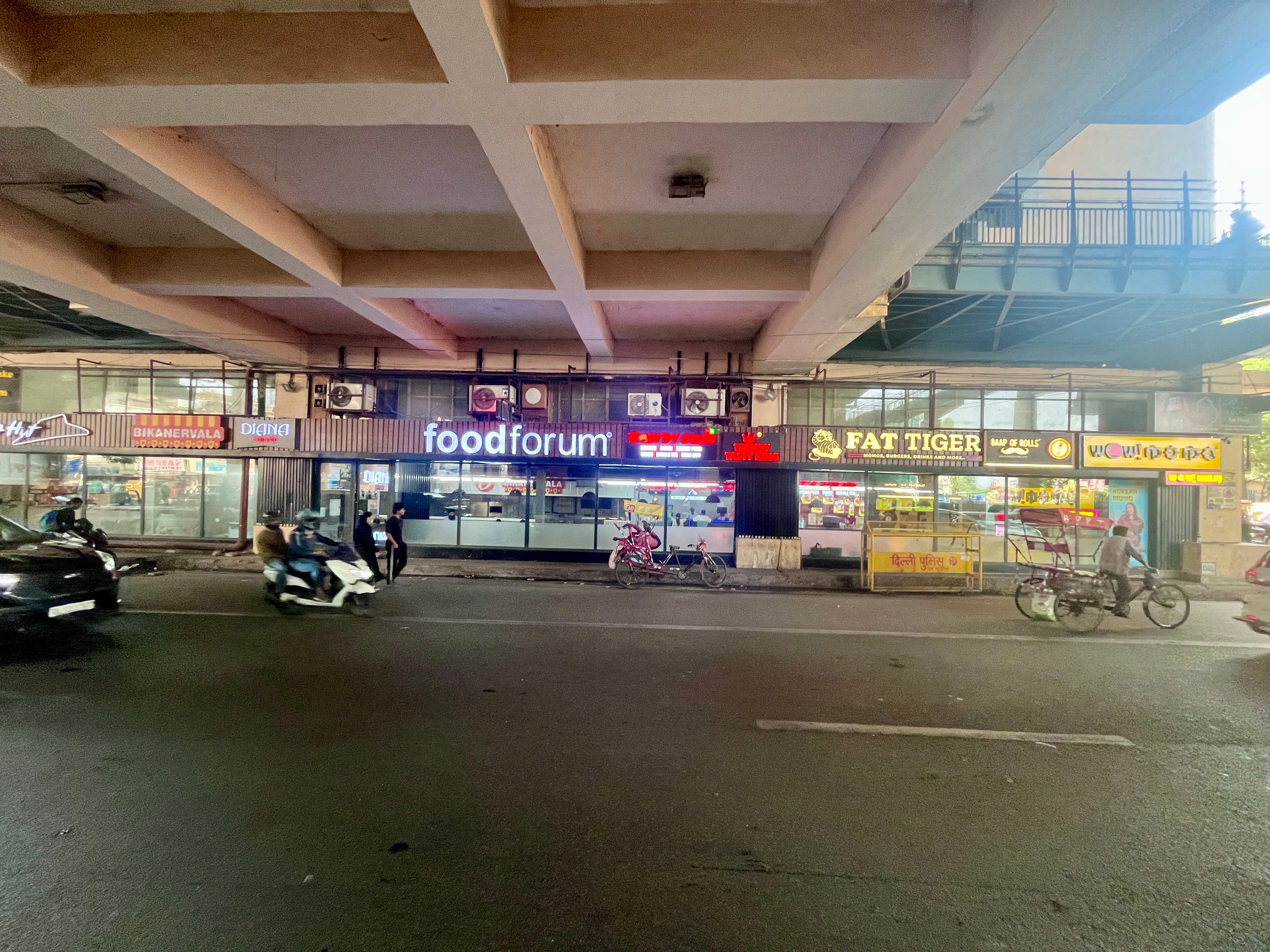 Ramakrishna Ashram Marg Metro Station Banner
